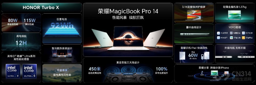 Pro 14树立x86续航里程碑凯发k8网站荣耀MagicBook(图1)